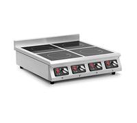 Royal Catering RCIK-3500IC4.2 Placa de inducción Hornillo de cocina - 4 x 20 cm - 10 niveles - temporizador - 77 x 70 x 25.5 cm