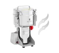 Royal Catering RCMZ-2000D Molinillo eléctrico de especias 2000 g 21 x 9.5 cm 3400 W Digital Molinillo de especias eléctrico profesional Molinillo de especias -