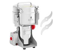 Royal Catering RCMZ-2000N - Molinillo de especias eléctrico (2000 g, 21 x 9,5 cm, 3400 W, picadora eléctrica, picadora de hierbas