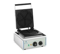 Royal Catering - RCWM-1500-H - Gofrera con base de corazón-1x1.500Watt