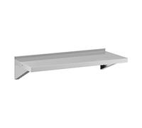 Royal Catering RCWR-100.1 - Estante de pared (acero inoxidable, 100 x 40 cm, hasta 80 kg)