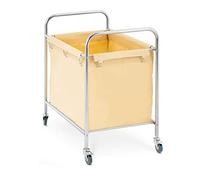 Royal Catering - RCWW 1 - Carro para Ropa - 250 L - 4 Ruedas / 2 Frenos - Bolsa: 82 x 50 x 60 cm
