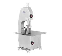 Royal Catering Sierra De Banda Para Carne Y Huesos Máquina Carnicería RCBS-1650 (Acero Inoxidable, Espesor Corte 3-180 mm, Potencia 750 Watt, 1.650 mm)