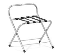 Royal Catering Soporte para Maleta, Soporte para Equipaje (Plegable, Acero Inoxidable)