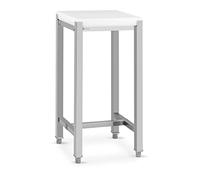 Royal Catering Tajo de Carnicero Placa de Corte RCBC-02 (Dimensiones: 40 x 40 cm, Material: acero inoxidable/plástico (polietileno))