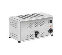 Royal Catering Tostadora 2500 W tostadoro 6 ranuras temporizador 0-5 min acero inoxidable