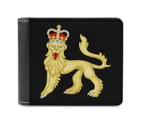 Royal Coat of Arms of The United Kingdom - Cartera plegable con múltiples ranuras para tarjetas para hombres y mujeres, Estilo:, Talla única, MHXYZHW