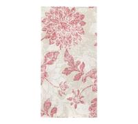 Royal Collection - Servilletas (250 unidades, pliegue 1/8, 40 x 40 cm), diseño de flores, color burdeos