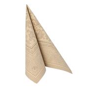 Royal Collection - Servilletas (50 unidades, pliegue 1/4, 40 x 40 cm), color arena