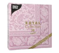 Royal Collection - Servilletas (50 unidades, pliegue 1/4, 40 x 40 cm), color morado
