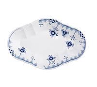 Royal Copenhagen Blue Elements 1017050 - Cuenco ovalado (porcelana, 23 x 15,5 x 4 cm), color azul y blanco