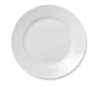Royal Copenhagen White Elements - Plato plano (porcelana, 28 cm), color blanco