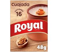 Royal Cuajada, Preparado en Polvo 16 Raciones, Pack de 4 x 12 g - 48 g