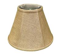 Royal Designs Deep Empire - Pantalla para lámpara, arpillera, 9 x 18 x 14