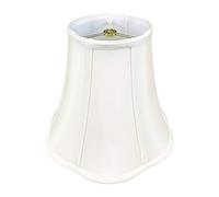 Royal Designs, Inc BS-703-12WH Royal Designs - Pantalla para lámpara de campana de vieira, color blanco, 15,24 x 30,48 x 26 cm, 6 x 12 x 10,25 cm