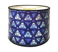 Royal Designs, Inc HBC-8038-10 - Pantalla para lámpara (25,4 x 25,4 x 20,3 cm), diseño de caleidoscopio, color azul