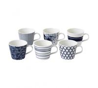 Royal Doulton 6 Mugs Pacific. azul pequeños