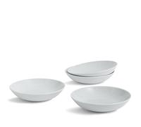 Royal Doulton Exclusivamente para Gordon Ramsay Maze - Juego de 4 cuencos para pasta gris claro, 9.5 pulgadas