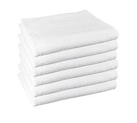 ROYAL EUROPE TEXTILE SL Toallas Grandes 100% algodón Medidas 100x150 cms. Color Blanco. 450 Gramos/m2. 6 Toallas.