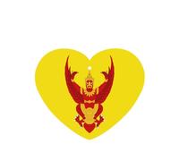 Royal Flag of Thailand - 4 tarjetas de ambientador de coche, desechables, para colgar, para vehículos, aroma a lavanda