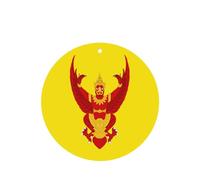 Royal Flag of Thailand - 4 tarjetas de ambientador de coche, desechables, para colgar, para vehículos, aroma a lavanda