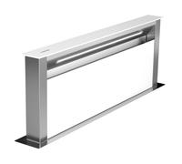 Klarstein Royal Flush Eco Extractor de Encimera - Eficiencia A++, 720 m³/h, Ultrasilencioso 52 dB, Control Táctil, Filtros de Aluminio y Carbón, Iluminación led, Acero Inoxidable