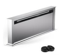 Royal Flush 90cm 604m³/h Extractor de Encimera Plata