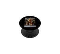 Royal Flush Loading Oso Humor del baño Inodoro Papá PopSockets PopGrip Adhesivo