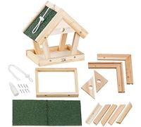 Royal Gardineer Comederos para Aves - Kit casa de pájaros: 13-Piezas Casa de alimentación para Aves, para Construir uno Mismo, Madera Maciza, para Colgar y Colocar (Kit Alimentar pájaros)