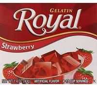 Royal Gelatin, Strawberry, 1.4-Ounce (Pack of 12)