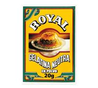 Royal Gelatina Neutra, Preparado en Polvo, Pack 2 x 10 - 20 g