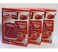 Royal - Gelatina Sabor Fresa, 170 g - [pack de 3]