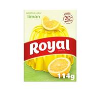 Royal Gelatina Sabor Limón, Preparado en Polvo 10 Raciones, Pack 2 x 57 - 114g