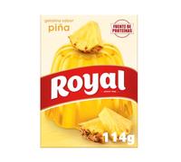 Royal Gelatina Sabor Piña, Preparado en Polvo 10 Raciones, Pack 2 x 57 g - 114 g