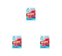 Royal Gelatina Sabor Sandía 0%, Preparado en Polvo Sin Azúcar, Pack 31 g (Paquete de 3)