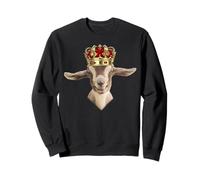 Royal Goat King with Crown Sudadera