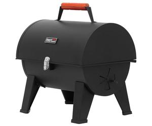 Royal Gourmet Barbacoa portátil de carbón vegetal, barbacoa de camping para jardín, pícnic, barbacoa de mesa de carbón, barbacoa plegable con cierre a presión y mango de madera, color negro