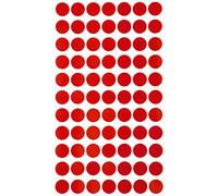 Royal Green Etiqueta Adhesiva de Color Rojo en Forma de Puntos Pegatina Extraíble de 15 mm o 1,5 cm Paquete de 770