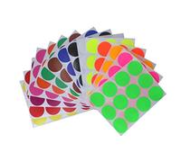 Royal Green Pegatinas en Forma de Puntos para Codificación por Colores en Combo 3.8cm 38 mm Paquete de 180