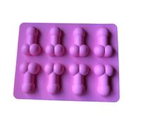 ROYAL HOUSEWARE Molde de silicona con forma de pene para bombones, 14 cm x 18,5 cm
