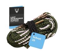 Royal Hunter® Boresnake Schrot GA 20 - Cuerda de limpieza para escopetas con cepillo de latón integrado