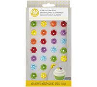 Royal Icing decorazioni 40/Pkg-Mini Rainbow colorate margherite