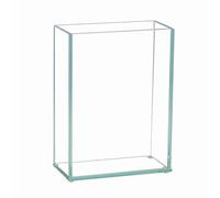 Royal Imports Royal Imports - Jarrón de cristal decorativo para el hogar o la boda - Placa rectangular plana de cristal, 15 cm de ancho x 20 cm de alto, transparente
