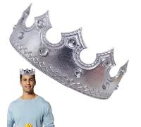 Royal King Queen Gold | King Charles Coronation | Accesorio De Disfraces Reales Dorados | Favor De La Fiesta Para El Carnaval, El Juego De Roles, El Rendimiento Del Cosplay, El Concurso, La Sesi