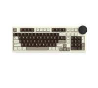 Royal Kludge RKN99 Tri Mode ANSI RGB Hot-Swappable Switch Cream Mocha Grey