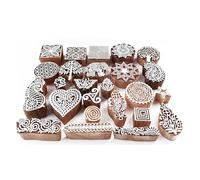 Royal Kraft Colección de sellos de madera Creative Artistry (juego de 25) Bulk01_25B