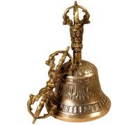 Royal Kurta Campana tibetana budista DORJE VAJRA Reiki, meditación de limpieza del espacio, idea de regalo única e inusual