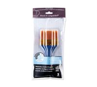 Royal & Langnickel - cremallera n 'cerca soporte de oro Taklon Brush Set by Royal & Langnickel