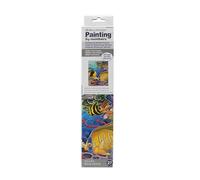 Royal & Langnickel - Kit de lienzo de artista de pintura por número con colgador de pantalla - Arrecife de coral caribeño