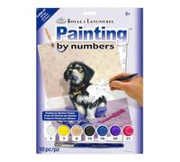 Royal & Langnickel Paint by Number - Juego de pintura (27,9 x 38,1 cm), diseño de cachorro travieso
